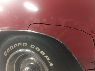 The magnet wouldn’t stick on that section. Oh well.